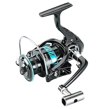 スピニングリール 5.2:1 ギア比 黒 楽天市場】スピニングリール ギア比 5.2:1 金属 リール 最大